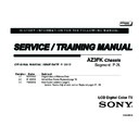 Sony KDL-22EX350 Service Manual