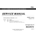 Sony KDL-26BX320, KDL-26BX321, KDL-32BX320, KDL-32BX321, KDL-32BX420, KDL-37BX420, KDL-40BX420 Service Manual