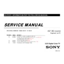 Sony KDL-32EX40B, KDL-32EX43B, KDL-40EX40B, KDL-40EX43B Service Manual