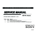 Sony KDL-32EX500, KDL-40EX500, KDL-40EX501, KDL-46EX500, KDL-46EX501 Service Manual