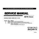 Sony KDL-32EX600, KDL-40EX600, KDL-46EX600 Service Manual