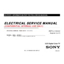 Sony KDL-32EX603, KDL-32EX605, KDL-40EX603, KDL-40EX605 (serv.man2) Service Manual