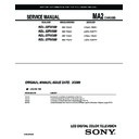 Sony KDL-32FA500, KDL-37FA500 Service Manual
