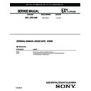 Sony KDL-32VL140 Service Manual