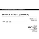 Sony KDL-32W700C, KDL-32W705C, KDL-40W700C, KDL-40W705C, KDL-48W700C, KDL-48W705C, KJ-32W700C, KJ-40W700C, KJ-48W700C Service Manual