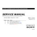 Sony KDL-40HX800, KDL-46HX800, KDL-55HX800 (serv.man3) Service Manual