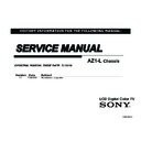 Sony KDL-40HX805, KDL-46HX805 Service Manual
