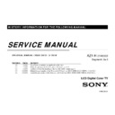 Sony KDL-40NX700, KDL-46NX700 (serv.man5) Service Manual