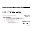 Sony KDL-40NX800, KDL-52NX800, KDL-60NX800 Service Manual
