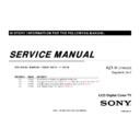 Sony KDL-40NX800, KDL-52NX800 Service Manual