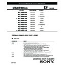 Sony KDL-40W4100, KDL-40WL140, KDL-46W4100, KDL-46W4150, KDL-46WL140 Service Manual