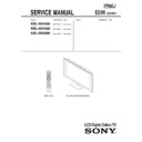Sony KDL-40X4500, KDL-46X4500, KDL-55X4500 (serv.man2) Service Manual