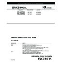 Sony KDL-40XBR3, KDL-46XBR3 Service Manual