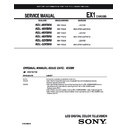 Sony KDL-40XBR6, KDL-46XBR6, KDL-52XBR6 Service Manual