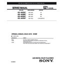 Sony KDL-40XBR7 Service Manual