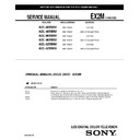 Sony KDL-40XBR9, KDL-46XBR9, KDL-52XBR9 Service Manual