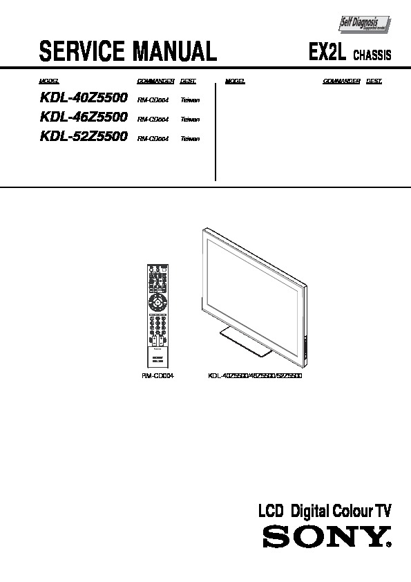 Sony TV service manuals Page 34