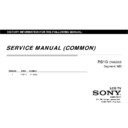 Sony KDL-42W850A, KDL-47W850A, KDL-55W850A Service Manual