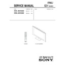 Sony KDL-46X4500, KDL-55X4500 (serv.man2) Service Manual