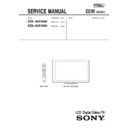 Sony KDL-46X4500, KDL-55X4500 Service Manual