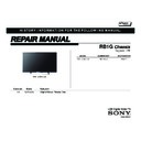 Sony KDL-50W655A Service Manual