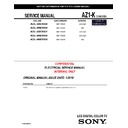 Sony KDL-55EX500, KDL-55EX501, KDL-60EX500 (serv.man2) Service Manual
