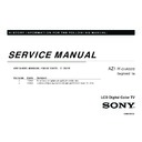 Sony KDL-60LX900 Service Manual