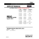 Sony KDL-60W840B, KDL-60W850B, KDL-60W855B, KDL-60W857B, KDL-70W830B, KDL-70W840B, KDL-70W850B, KDL-70W855B, KDL-70W856B, KDL-70W857B Service Manual