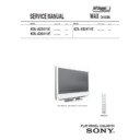 Sony KDL-S23A11E, KDL-S26A11E, KDL-S32A11E Service Manual