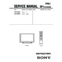Sony KDS-70Q006 Service Manual