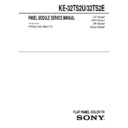 Sony KE-32TS2E, KE-32TS2U Service Manual