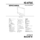Sony KE-42TS2E (serv.man2) Service Manual