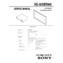 ke-50xbr900 (serv.man3) service manual