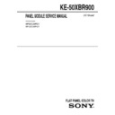 Sony KE-50XBR900 Service Manual