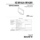 Sony KE-MV42A1, KE-MV42M1 Service Manual