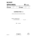 Sony KE-P37XS1, KE-P42XS1 (serv.man3) Service Manual