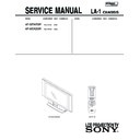 Sony KF-50DX200K, KF-60DX200K Service Manual