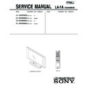 Sony KF-50XBR800, KF-60XBR800 Service Manual