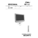Sony KLV-17HR3 Service Manual