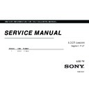 klv-22cx350, klv-32cx350 service manual