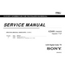 Sony KLV-32BX350, KLV-40BX450, KLV-46BX450 Service Manual