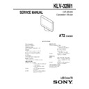 Sony KLV-32M1 Service Manual