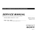klv-40ex600, klv-46ex600 service manual