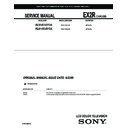 Sony KLV-40V510A, KLV-46V510A Service Manual