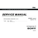 Sony KLV-46EX430 Service Manual