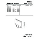 Sony KLV-S26A10, KLV-S32A10, KLV-S40A10 Service Manual