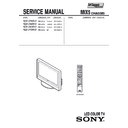 klv-v26a10, klv-v32a10, klv-v40a10 service manual