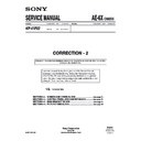 Sony KP-41PX2 (serv.man3) Service Manual