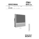 Sony KP-41PX2 Service Manual