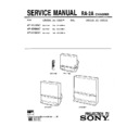 Sony KP-41T65C, KP-53S65C, KP-61S65C Service Manual